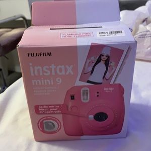 Pink instax mini 9 Polaroid